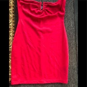 Planet gold couture little red dress